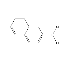 2-萘硼酸分子式结构图