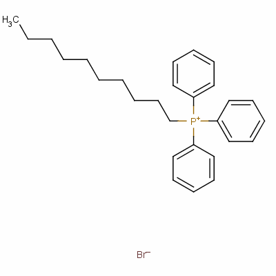 (1-癸基)三苯基溴化磷分子式结构图