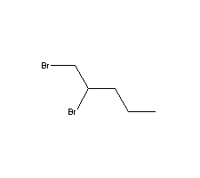 1,2-二溴戊烷分子式结构图