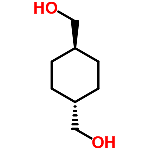 反式-1,4-环己烷二甲醇分子式结构图