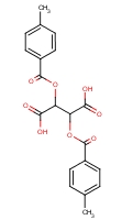 D-二对甲基苯甲酰酒石酸分子式结构图