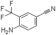 2-氨基-5-氰基三氟甲苯分子式结构图