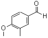 4-甲氧基-3-甲基苯甲醛分子式结构图