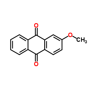 2-甲氧基蒽-9,10-二酮分子式结构图