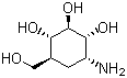 6-氨基-4-(羟甲基)-4-环己基-[4H,5H]-1,2,3-三醇分子式结构图