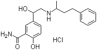 盐酸拉贝洛尔分子式结构图