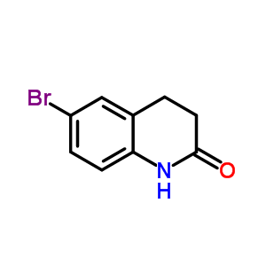 6-溴-1,2,3,4-四氢-2-喹啉酮分子式结构图