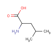 D-亮氨酸分子式结构图