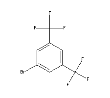 3,5-双(三氟甲基)溴苯分子式结构图