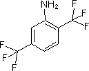 2,5-二(三氟甲基)苯胺分子式结构图