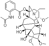 刺乌头碱分子式结构图