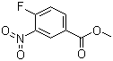 4-氟-3-硝基苯甲酸甲酯分子式结构图