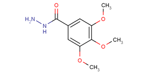 3,4,5-三甲氧基苯甲酰肼分子式结构图