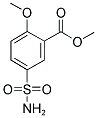 2-甲氧基-5-磺酰苯甲酸甲酯分子式结构图