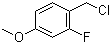 2-氟-4-甲氧基苄氯分子式结构图