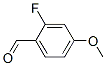 2-氟-4-甲氧基苯甲醛分子式结构图