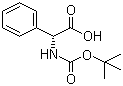 Boc-D-苯甘氨酸分子式结构图