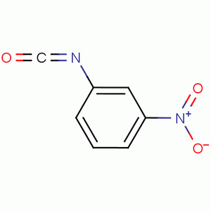 3-硝基苯基异氰酸酯分子式结构图