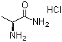 L-丙氨酰胺盐酸盐分子式结构图