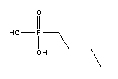 1-丁基磷酸分子式结构图