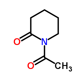 N-乙酰基-2-哌啶酮分子式结构图