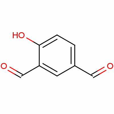 4-羟基间苯二甲醛分子式结构图