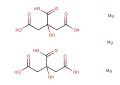 2-羟基-1,2,3-丙三羧酸镁盐分子式结构图