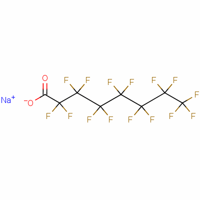 全氟辛酸钠分子式结构图