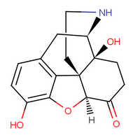 14-羟基二氢降吗啡酮盐酸盐分子式结构图