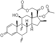 醋酸双氟拉松分子式结构图