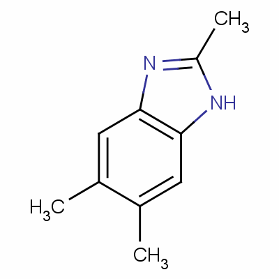 2,5,6-三甲基苯并咪唑分子式结构图