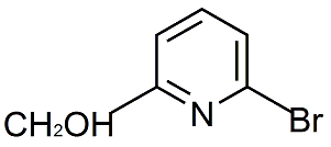 2-溴-6-吡啶甲醇分子式结构图