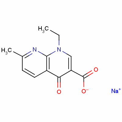 萘啶酸钠盐分子式结构图