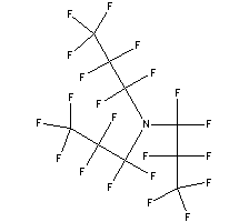 全氟三丙胺分子式结构图