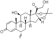 氟尼缩松分子式结构图