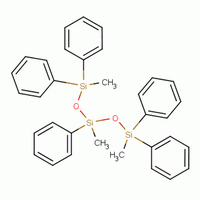 1,3,5-三甲基-1,1,3,5,5-五苯基三硅二氧烷分子式结构图