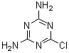 2-氯-4.6-二氨基-1.3.5-均三嗪分子式结构图