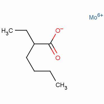 2-乙基己酸钼盐分子式结构图