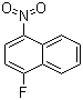 1-氟-4-硝基萘分子式结构图