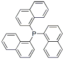 三(1-萘基)膦分子式结构图