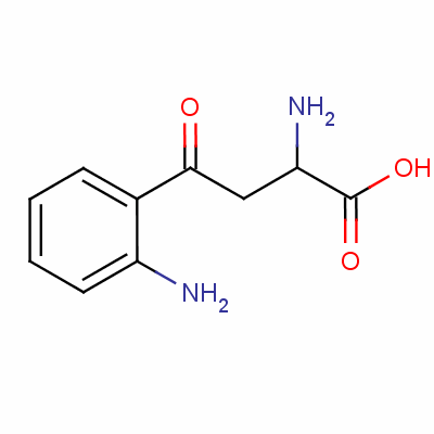 DL-犬尿氨酸分子式结构图