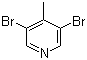 3,5-二溴-4-甲基嘧啶分子式结构图