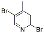 2,5-二溴-4-甲基吡啶分子式结构图