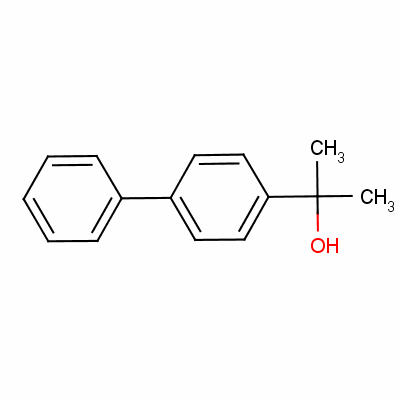 2-(4-联苯基)-2-丙醇分子式结构图