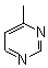 4-甲基嘧啶分子式结构图