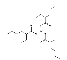 异辛酸铬分子式结构图