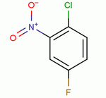 1-氯-4-氟-2-硝基苯分子式结构图