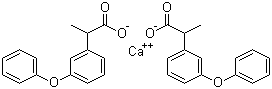 苯氧布洛芬钙分子式结构图