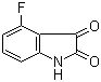 4-氟-2,3-吲哚二酮分子式结构图