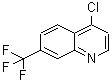 4-氯-7-三氟甲基喹啉分子式结构图